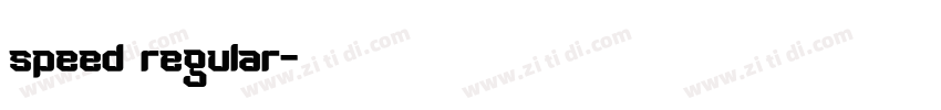 speed regular字体转换 speed regular字体转换